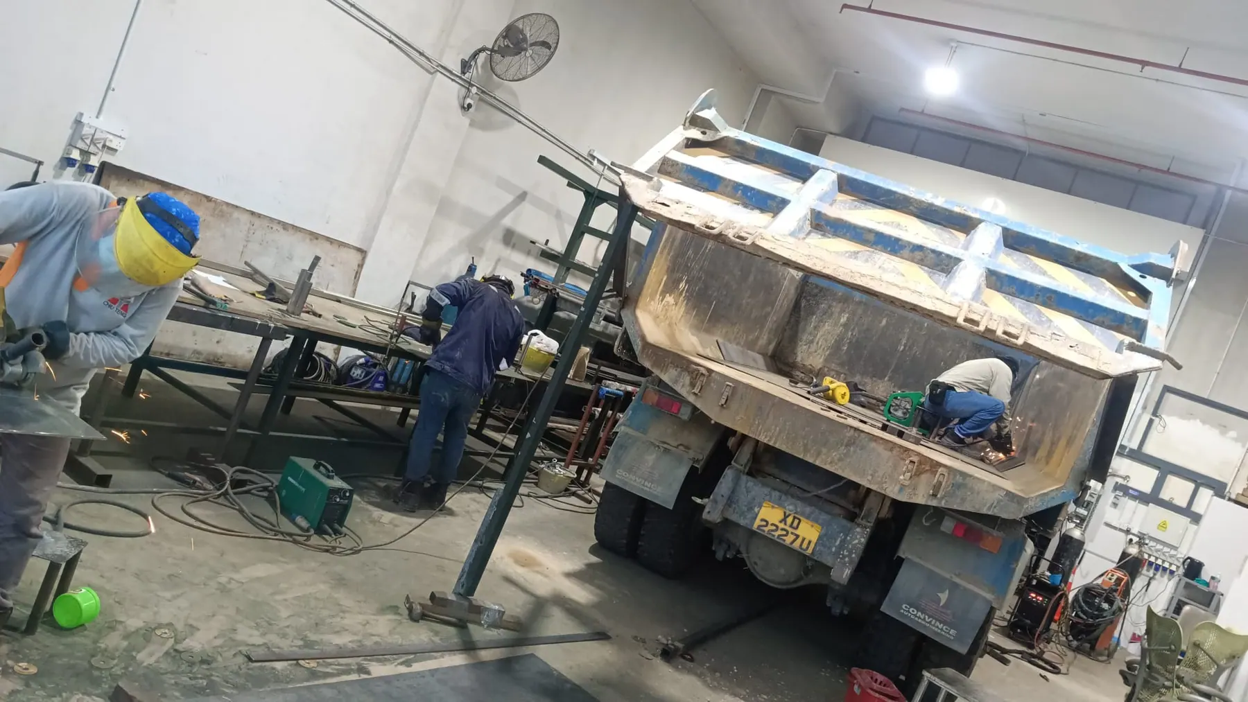 Steel platform installation project